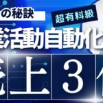 営業活動の自動化で売上3倍！ 成功企業が実践する5つの秘訣