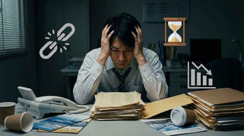 古い営業リストが成果を下げる3つの理由