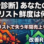 【3分診断】あなたの営業リスト鮮度は何点？古いリストで失う年間売上を計算｜改善ROI付き