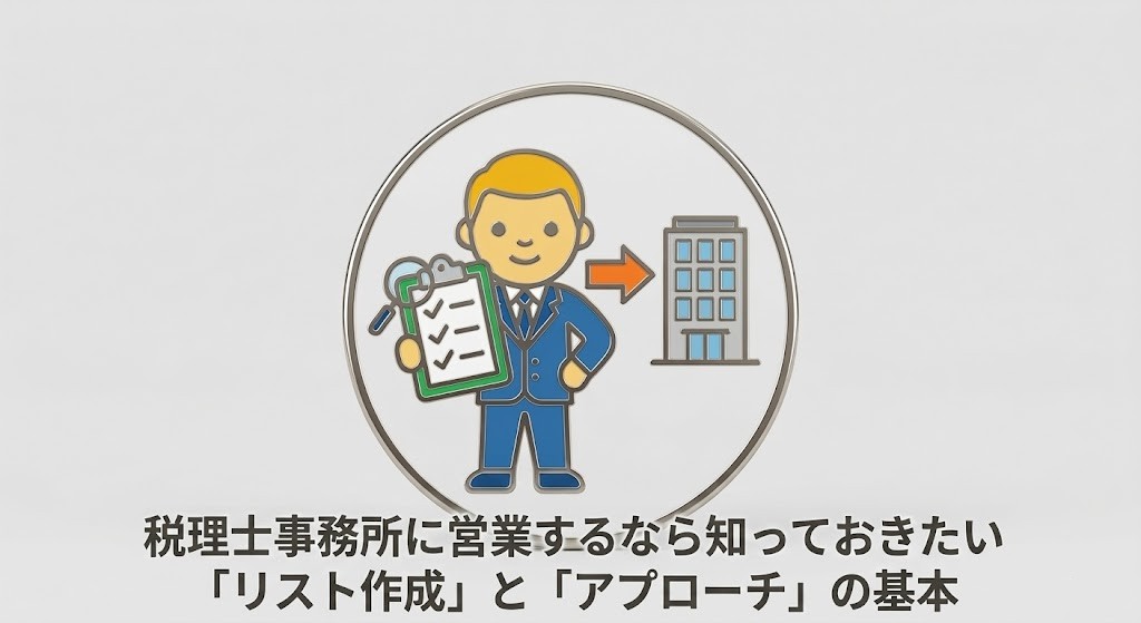 税理士事務所に営業するなら知っておきたい「リスト作成」と「アプローチ」の基本