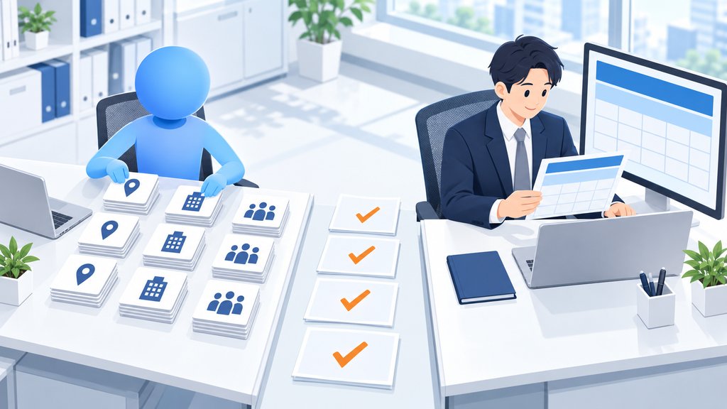 AIとIZANAMIの分け方：条件はAI、会社の情報はサイトから